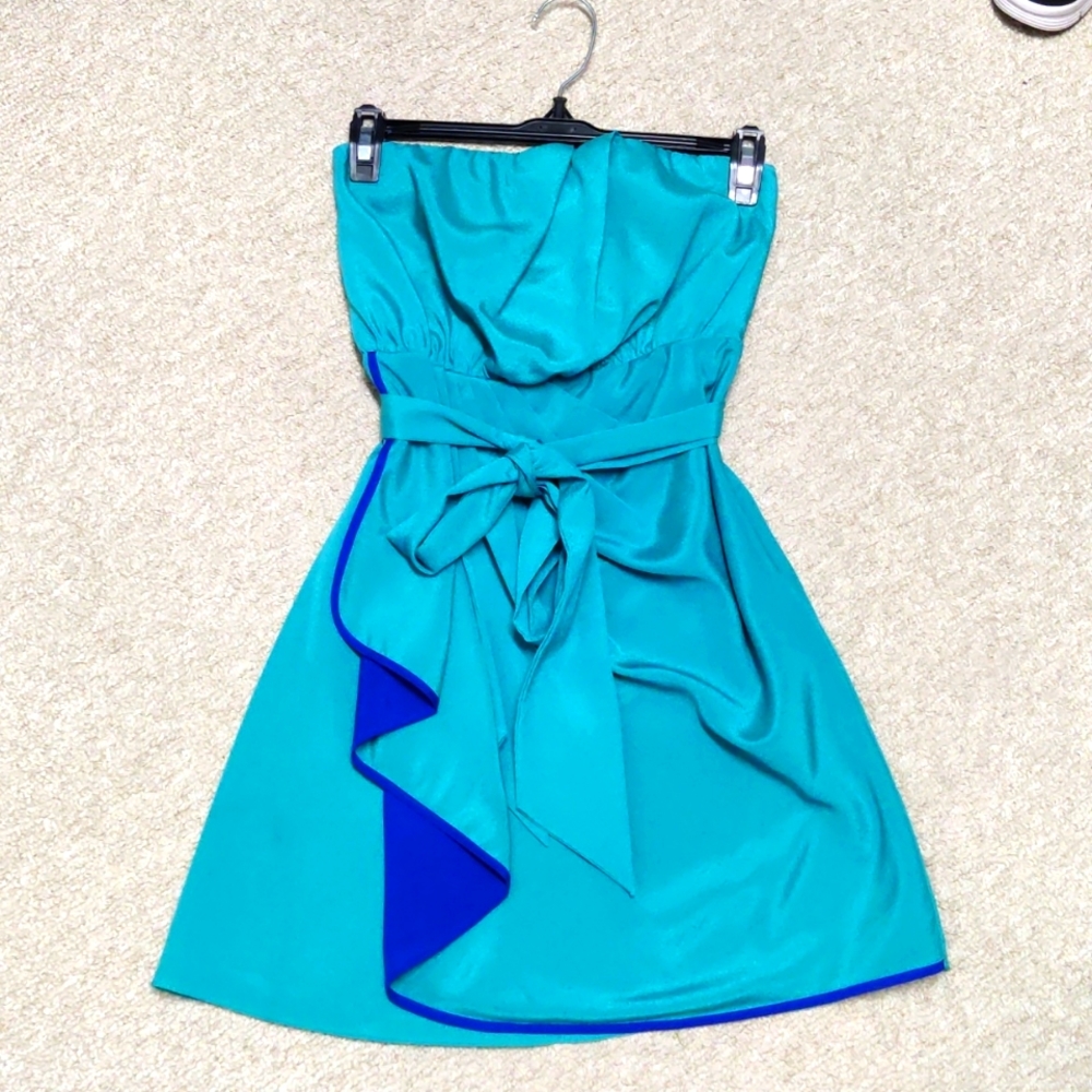 Express strapless dress